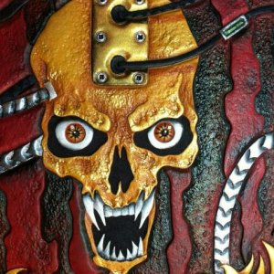 ‘Skully’ on the Biomech case’