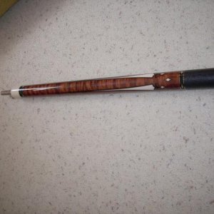 My Play Cue, Arthur Queue by Marcus Dienst, 4 X Ivory Swords
