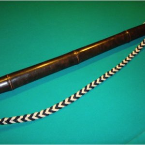 Tall Snooker Case with Braided Rope Strap