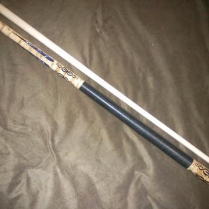 just got my new custom cue from viking