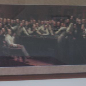cool framed picture that the wife found in a Goodwill store.