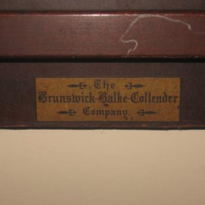 Label on cue rack