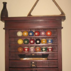 Again, I have zero informatino on any of the items in this picture, except that they all came with the table when Grandpa bought it in 1968.