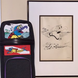Dad’s Drawing and Embroidery