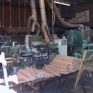 MAKING SHAFT DOWELS ON WIENIG MOULDER