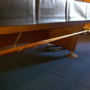Brass rod crutch holder (both sides)