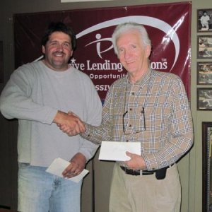 MplsBC Fred Lammer with Robert Byrne at Oct 2010 tourney