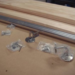 13 footrest hardware