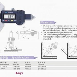 Digital Welding Gauges