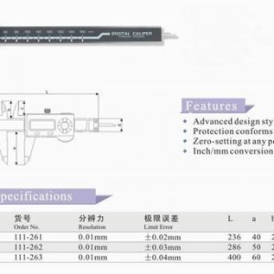 IP54 Damp Proof Digital Calipers
