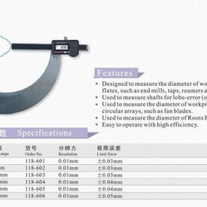 V Anvil Digital Calipers