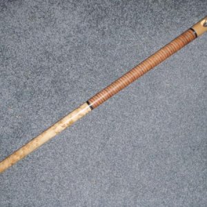 bem,stack leather wrap,3 window butt sleeve with broadhead.custom made for pool shooting bow hunter.