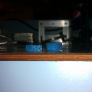 Mueller's Dudley Tips:  I Ordered 50 of these last week and there were 2 dif sizes.  On the left: 3/16" thick, 15+mm in dia., (qty. 16)  On the right: