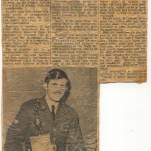 Country Calvin Harcrow wins 14.1 competition in Germany, 1971