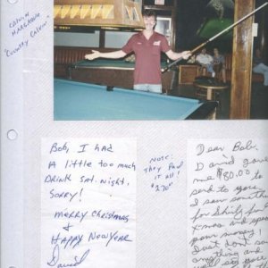 Calvin Harcrow Arkansas 8 Ball State Champion 1996
