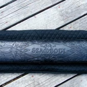 Front of finished Szamboti case