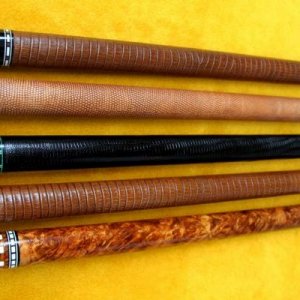 Wrap detail of JD Custom Cues from ToomnyQs