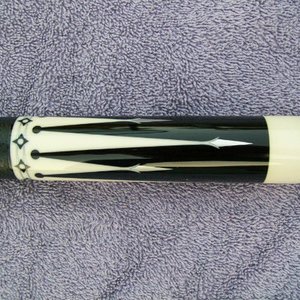 Reverse Points with silver inlays,rings etc.