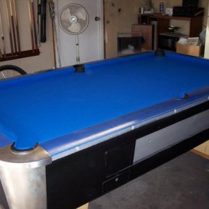 pool table finished