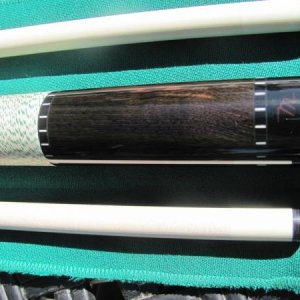Light showing figure in ebony