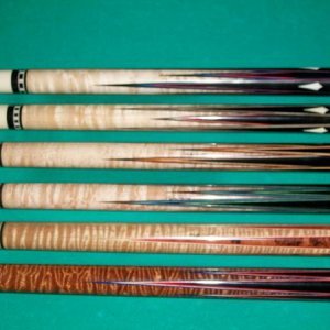 Chad Carter cues for sale
