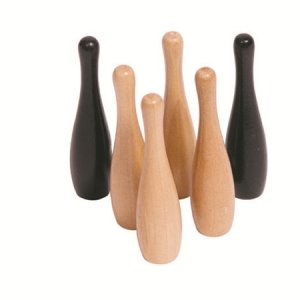 Black and Natural Skittles Set