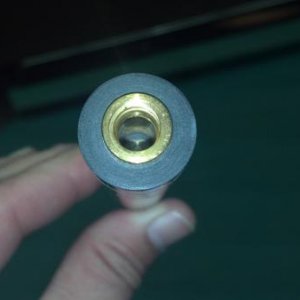 Shaft joint is clean as a whistle as is butt joint... No scratches in the steel or finish.. No filings, lubricant or usual fine particles produced fro