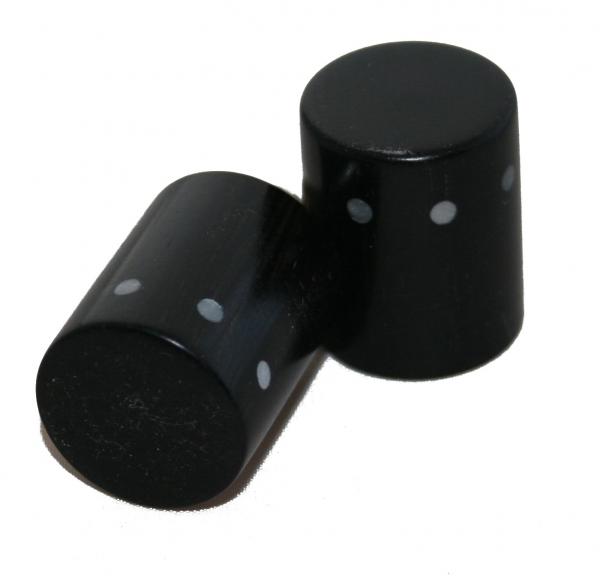 5/16-18 pin
Ebony w/MOP dots