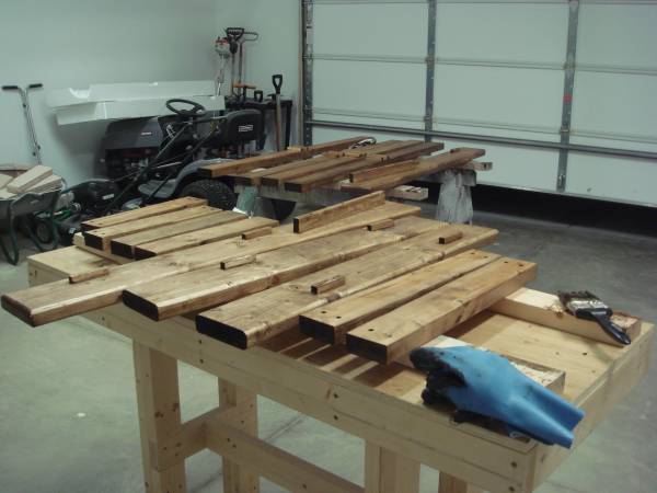 6 three coats of stain