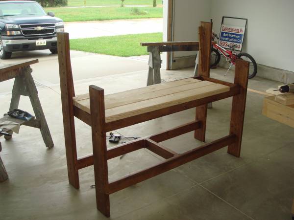 7 frame assembly and bench mock up