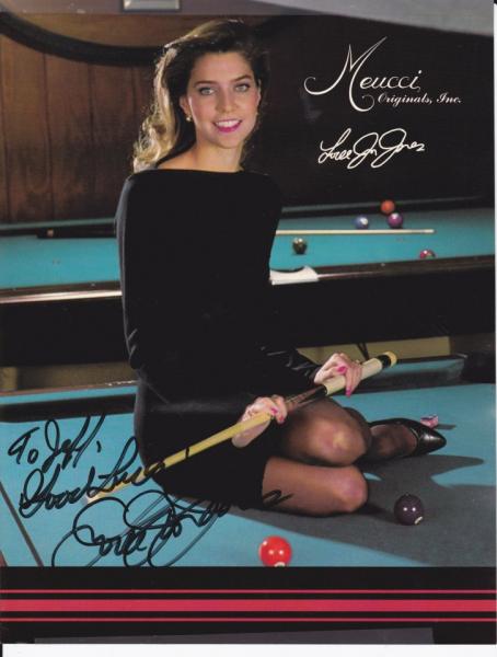 Autographed picture of Loree Jon Jones AzBilliards Forums