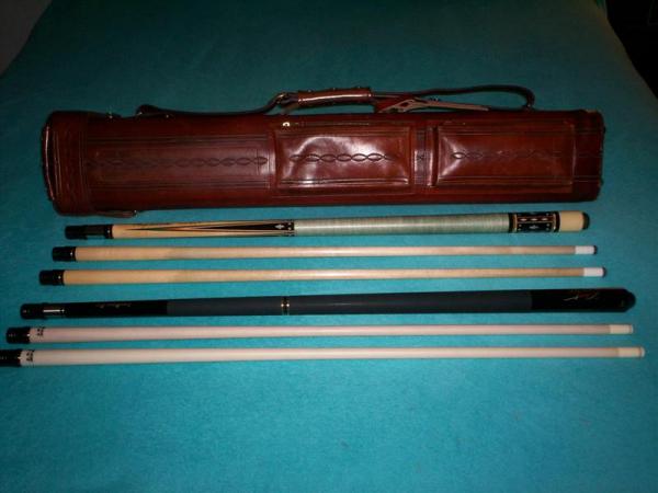Balabushka LTD-3 #5 of 100 made with COA
Cutec 99296 Break/Jump with White Diamond Tips
Justis 2X4 Tube case without tip tapper pouch