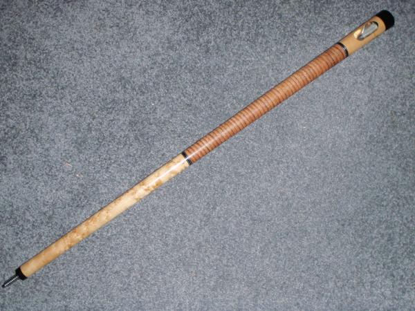 bem,stack leather wrap,3 window butt sleeve with broadhead.custom made for pool shooting bow hunter.