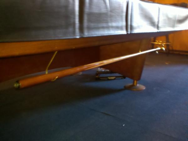 Brass rod crutch holder (both sides)