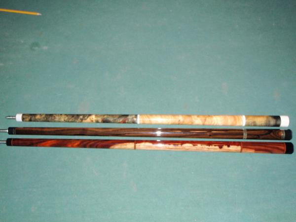 BUCKEYE BURL &MAPLE BURL&BUCK HORN
ZIRCOTE & BRASS
COCOBOLO