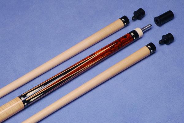 Carmeli Wrapless Forward Reverse 6 Point Ebony Loco Cocobolo Recut Fiddelback 5A Curly Maple