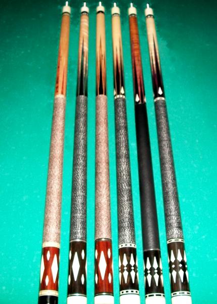Chad Carter cues for sale