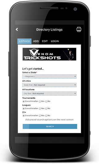 Check out the new app and its search engine!