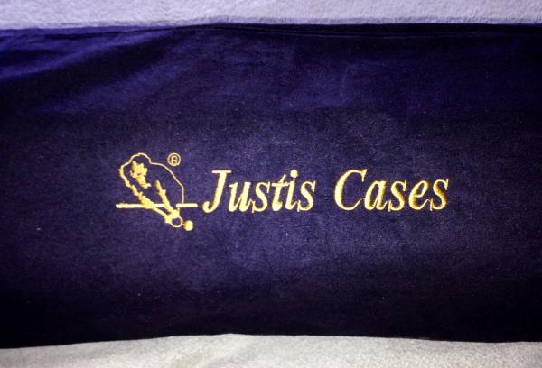 Close up of embroidery on Storage Bag