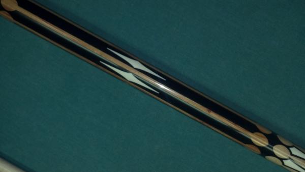 Closeups main body inlay work. I NOTE TULIPWOOD APPEARS ABOUT A SHADE DARKER IN PHOTOS THAN IT ACTUALLY IS IN PERSON.