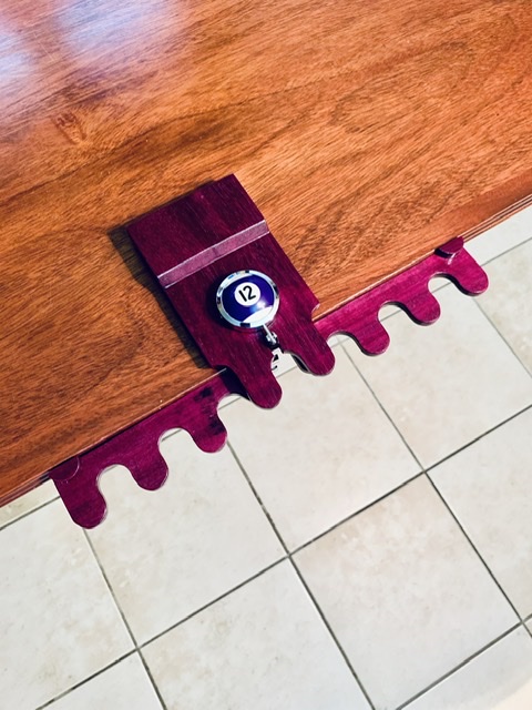 Cue rest 3 Purpleheart