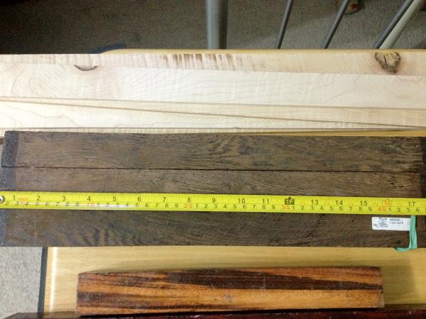 curly, wenge and goncalo