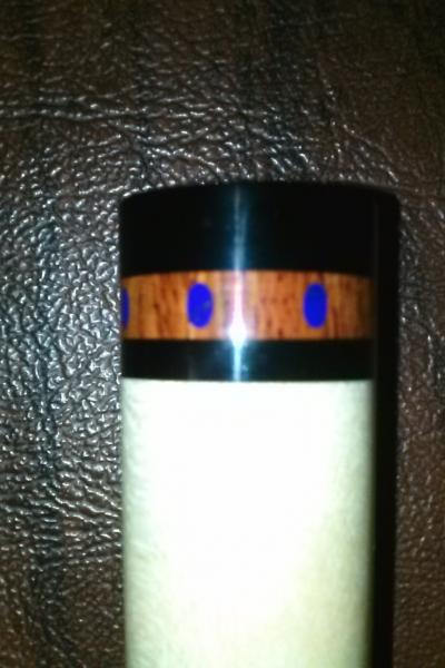 Custom DZ Amboyna with Lapis Oval Ringwork
