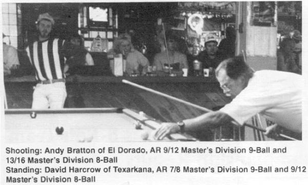 David Harcrow, 1996 Arkansas State 8-Ball Championship