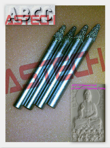 Diamond CNC Router Tools for 3D Granite Stone Carving 
-20 Angle