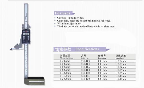 Digital Height Gauges