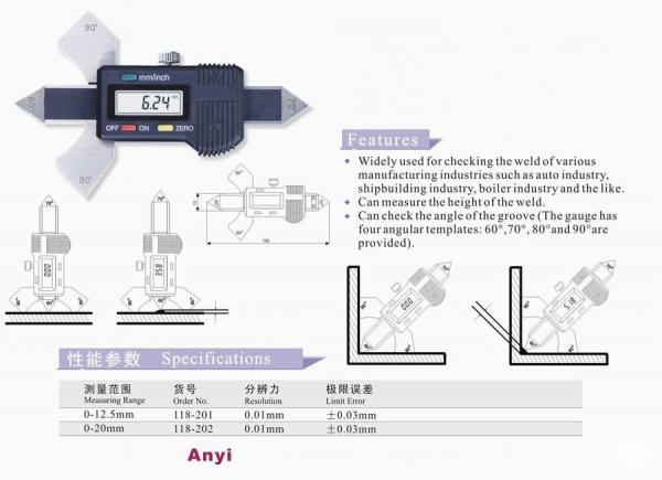 Digital Welding Gauges