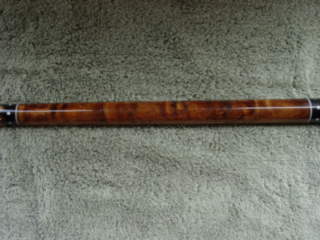 DSC07647 1 Handle section of ebony and koa cue