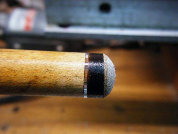 DSCF2472 No ferrule house cue with a clear/triangle