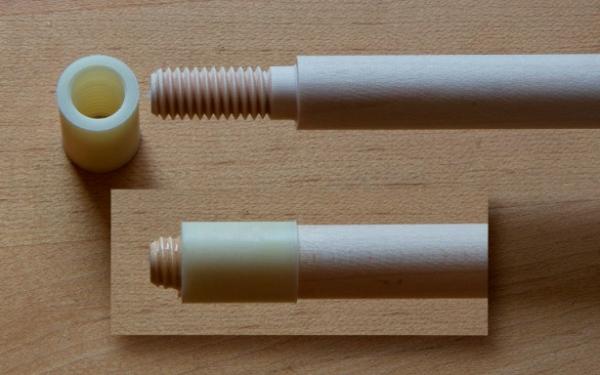 DZ in process: Mason Micarta 3/4" Ferrule